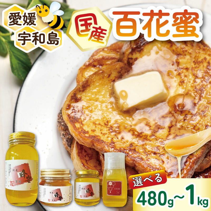 【ふるさと納税】 ＼10営業日以内発送／ 国産はちみつ 百花蜜 選べる 容量 480g ~ 1kg 宇和島農産 純国産はちみつ 瓶 ボトル 蜜 人気ハチミツ 国産純粋はちみつ 非加熱 はちみつ 蜂蜜 ハニー 百花蜂蜜 百花はちみつ 純粋はちみつ 生はちみつ 産地直送 国産 愛媛 宇和島
