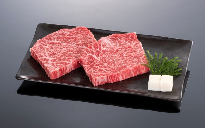 熊野牛赤身ステーキ　200g×2枚【mtf438】