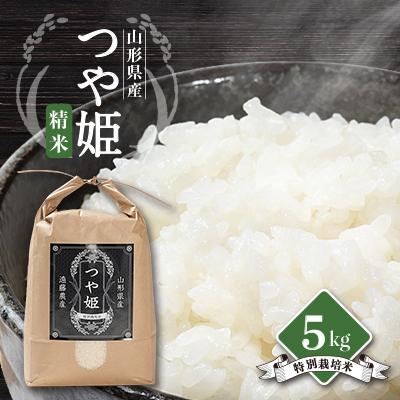 ふるさと納税 川西町 山形県川西町産　つや姫　白米 精米5kg