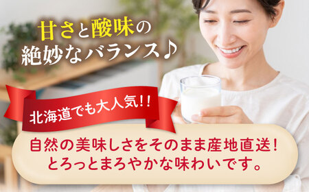 【全6回(月2回)定期便】ミルク工房 のむヨーグルト 大（500ml×6本）《喜茂別町》【ニセコリゾート観光協会】 ヨーグルト 飲むヨーグルト 牛乳 冷蔵配送[AJAI078]