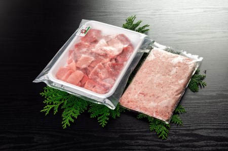 a10-331　刺身用鉢まぐろとまぐろたたき2種盛り約1kg