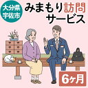 【ふるさと納税】みまもり訪問サービス(6か月)サービス 郵便局 見守り 日本郵便 家族【107500800】【日本郵便】