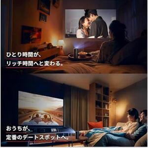 PJ02【 Nebula Capsule 3 】 ネビュラ Google TV搭載モバイルプロジェクター/フルHD / 200ANSIルーメン / 最大120インチ / 8Wスピーカー / 自動障害物