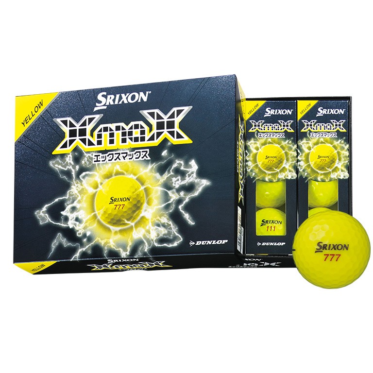 
                  ゴルフボール　スリクソンＸmaＸ2　イエロー【１ダース　/１２球入り】
                