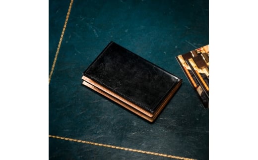 ＜ココマイスター＞COCOMEISTER ブライドル 名刺入れ(ブラック)【1679713】