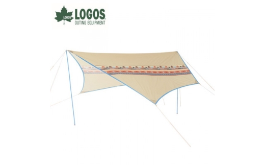 LOGOS ナバホ ブリッジヘキサタープセット-BB キャンプやアウトドアに 71806509【1689188】