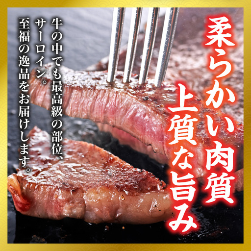 【和牛枝肉共励会牛】(A5)宮崎牛サーロインステーキ200g×2_AD-25-001(都城市) 宮崎県 宮崎牛 サーロイン ロース ステーキ 真空 品評会出展牛 特別セット