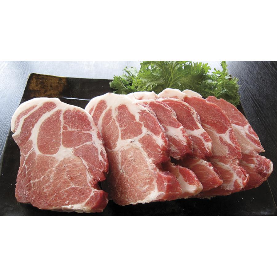 ＜桑水流畜産＞黒豚肩ロースステーキセット1.2ｋｇ