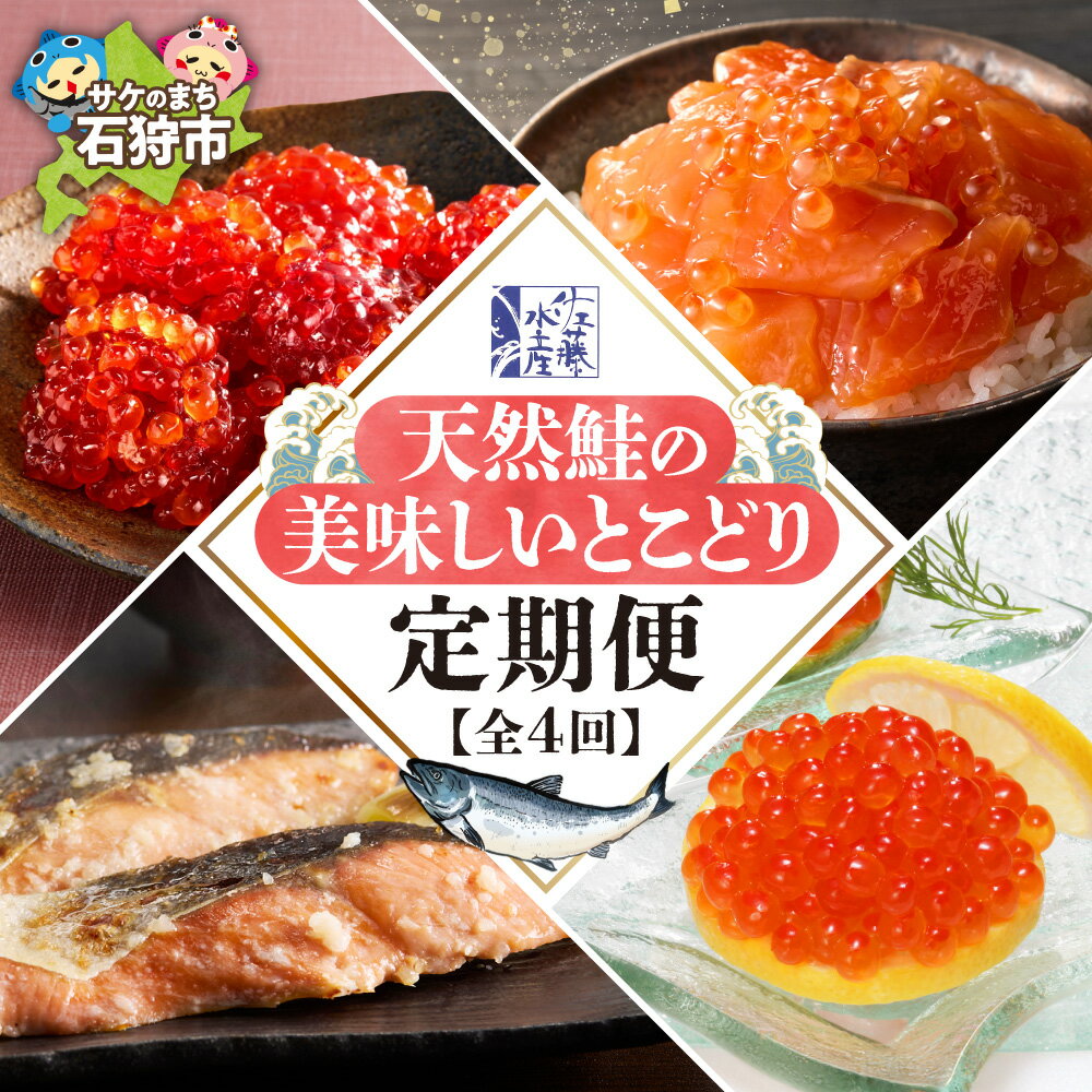 【ふるさと納税】【定期便4回】佐藤水産 天然鮭 美味しいとこどり 鮭ルイベ漬 手まり筋子 鮭の糀漬 いくら三昧 サケ さけ 鮭 焼き鮭 ルイベ 筋子 いくら イクラ 海鮮 水産 海の幸 魚卵 魚介 おつまみ おかず お取り寄せ おすすめ グルメ 高級 ご褒美 北海道 石狩市