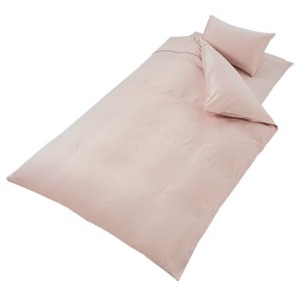 【シングル】カバー掛・敷・枕＆パジャマ(男女兼用Lサイズ)4点セット　色シャインローズ　抗菌防臭加工【1215667】
