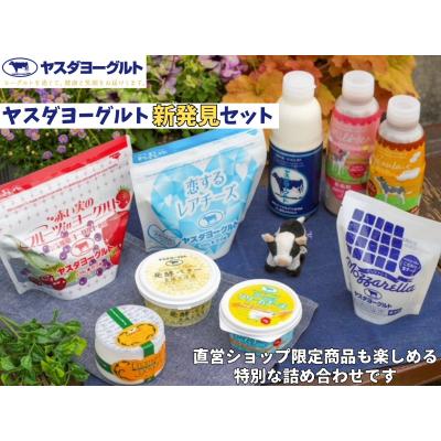 ふるさと納税 阿賀野市 ヤスダヨーグルト 新発見セット 化粧箱 直営ショップ限定品の詰合せ