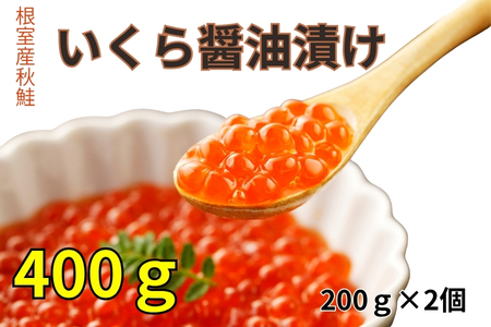 【12/31決済分まで1月中配送】 【北海道根室産】いくら醤油漬け200g×2P C-83006