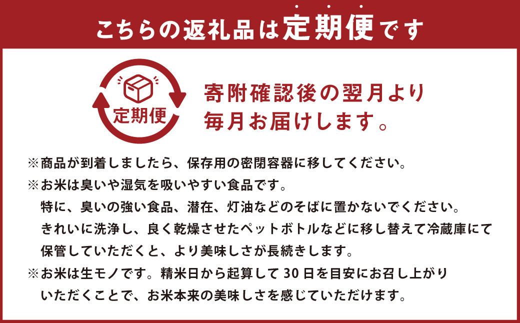 【1ヶ月に1回計3回届くお米の定期便】事業者別 お米 食べ比べ 約5kg×3回 合計約15kg