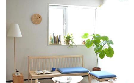 掛け時計(カラー)　メープル 【 旭川家具 北海道 旭川市 木製 家具 選べる樹種 壁掛け時計 ポイントカラー アクセントカラー インテリア小物 インテリアアクセサリー 贈り物 プレゼント 記念品 新