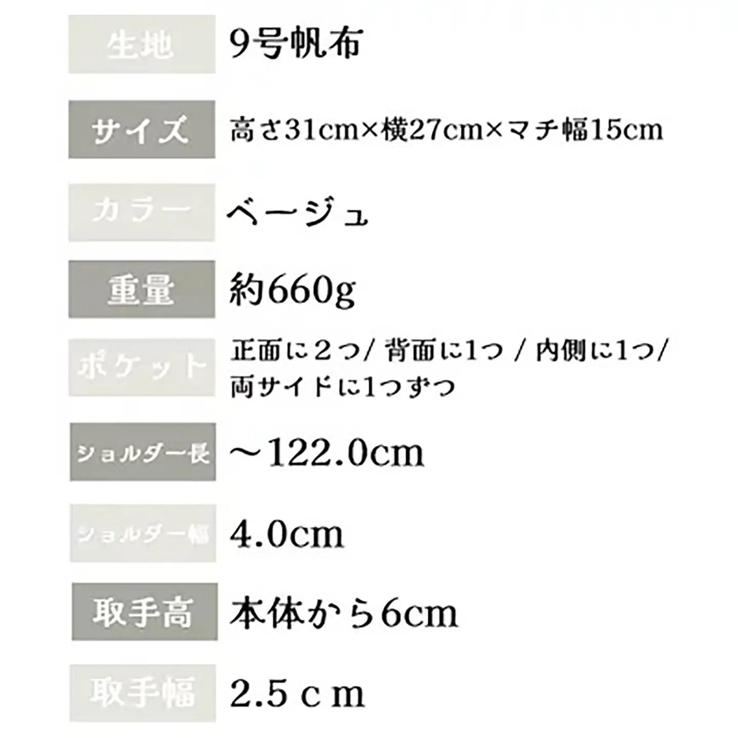 ショルダーバッグ クロスタウンショルダー（ブラック） 帆布
