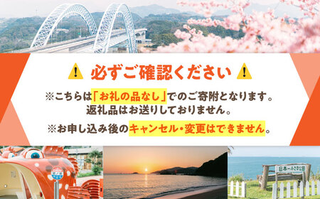 【返礼品なし】 長崎県 西海市 ふるさと応援寄附金（40万円分）【長崎県西海市】[CZZ038]
