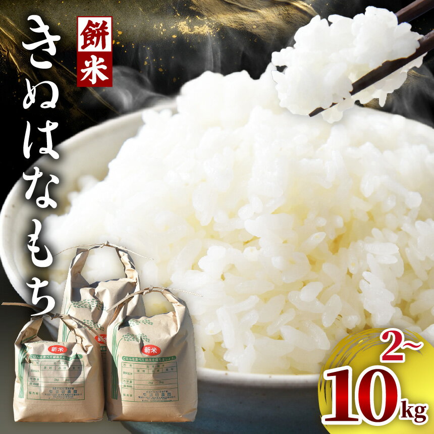 【ふるさと納税】 数量限定 矢板市産 もち米 きぬはなもち 2kg～10kg | 令和7年度産 餅米 餅 おこわ 赤飯 栃木県 矢板市