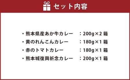 熊本の特産品を使ったレトルトカレーセット 5人前