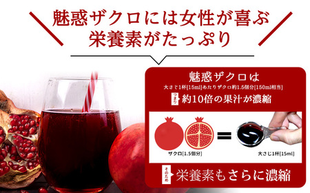 【3回定期便】 魅惑ザクロジュース 8袋 多治見市 / ユアーズ[TGK014]