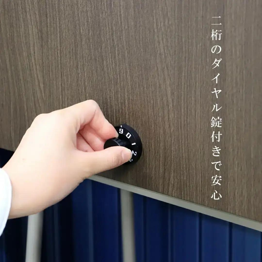 木目調大型郵便ポストダイヤル錠付き チタングレー FHM-70D(TGY) [グリーンライフ] ポスト 玄関エクステリア 郵便受け【040S020】