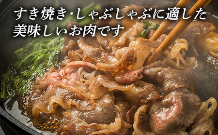 【土佐和牛】すき焼き・しゃぶしゃぶ用スライス肉 約600ｇ