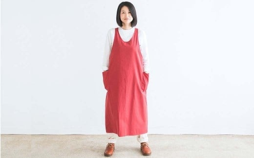 ロングエプロン_レッド S-UW-A16A