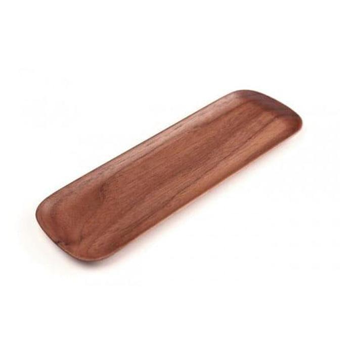 【ふるさと納税】ペントレイ （ウォルナット） 天然木材削り出し | ペン置き 小物置き コイントレー トレー 雑貨 日用品 文房具 国産 木製 人気 おすすめ 送料無料