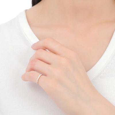 ふるさと納税 大月市 ピンキー　エタニティリング　0.18CT　R3996DI-R#6 |  | 03