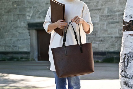 SOMES　GE-03　トートバッグ（Ｍ）（ブラウン）