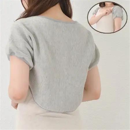 日本製 裏起毛 Ag 消臭 遠赤 あったか 両肩 背中 サポーター (3045-7231)_装飾品・工芸品  服飾小物 _【1260238】