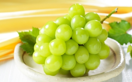 岡山県産 岡山白桃 ロイヤル Lサイズ 約200g×2玉・ シャインマスカット 晴王 約400g×1房 詰合せ 白桃 モモ もも 桃 ぶどう ブドウ 葡萄 マスカット くだもの 果物 果実 フルーツ 