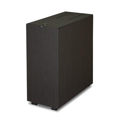 ふるさと納税 海南市 和歌山県海南市 バスクリビングペール 30Lブラック 職人が手掛けるキッチンにおすすめの木目調ゴミ箱