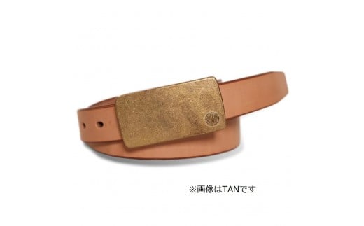 天神ワークス/レザーベルトBE302/COBALT BLUE 〈36インチ〉