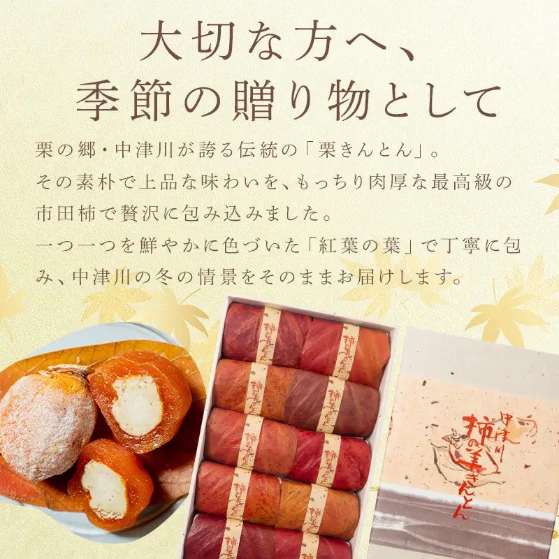 【2027年1月お届け】 御菓子所 川上屋 柿の美きんとん 10個入り F4N-1901