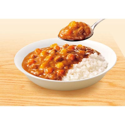 【最短翌日発送】永谷園 Aラベル あたためなくてもおいしいカレー中辛【5年保存】 1セット(10個)【1187220】