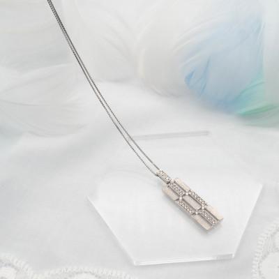 ふるさと納税 昭和町 PT900/PT850 0.18ct ダイヤモンド ペンダントネックレス HH-019745 |  | 02