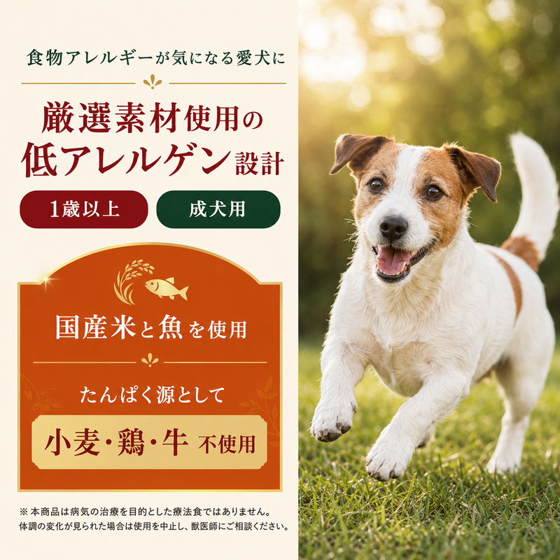 ビューティープロ ドッグ 食物アレルゲンに配慮 1歳から 2.3kg ｘ4(ケース単位) ドッグフード