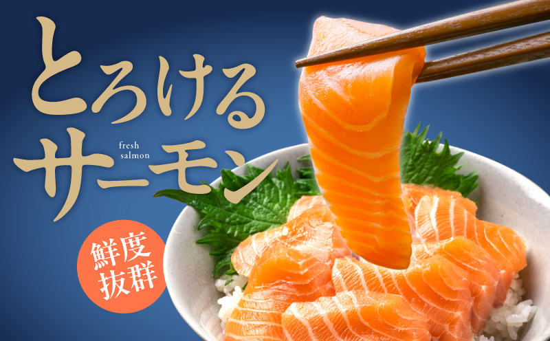 本ズワイ蟹 ビードロカット 1kg 蟹酢付 昆布塩加工 ＆ アトランティックサーモン 200g【北国からの贈り物 海鮮 食べ比べ セット 海鮮丼 お楽しみ 冷凍】 020C400