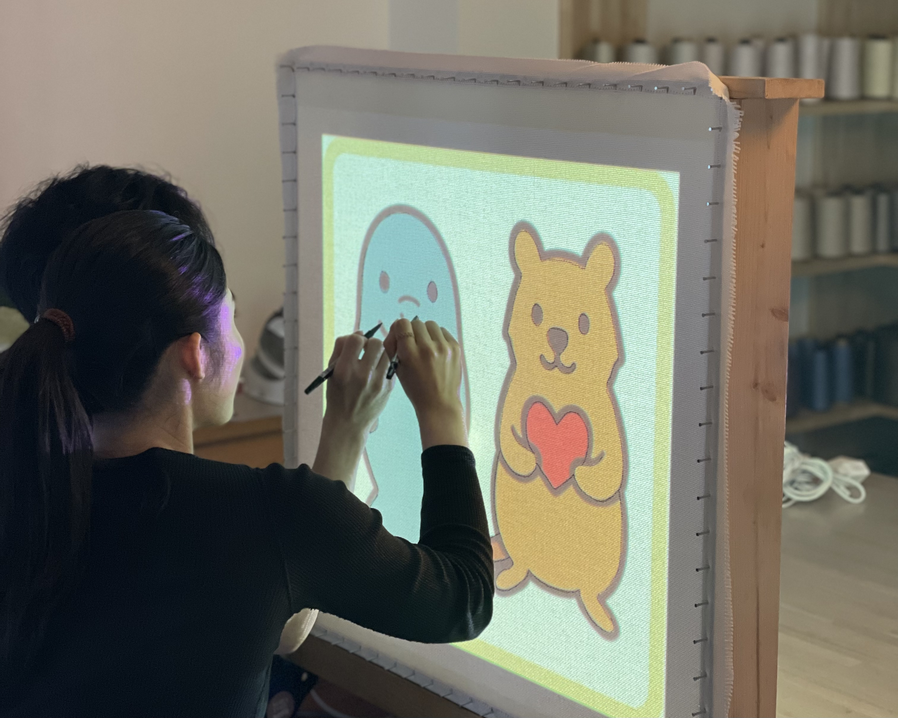 【体験】SORATOBU tufting studio 当日持ち帰り！2人で1つ制作タフティングワークショップ