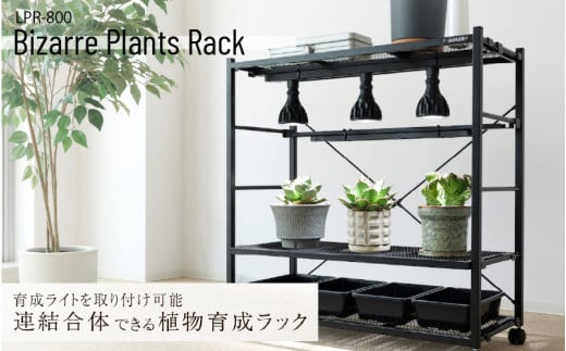 【BIBILAB】ビザールプランツラック（LPR-800-BK） - 植物にとって最適な環境を作れる