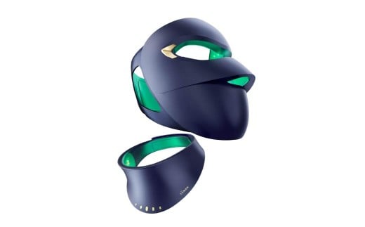 ブルーグリーンマスク【 マスク フェイス  ネック エイジング  LED 光ケア 美肌 】