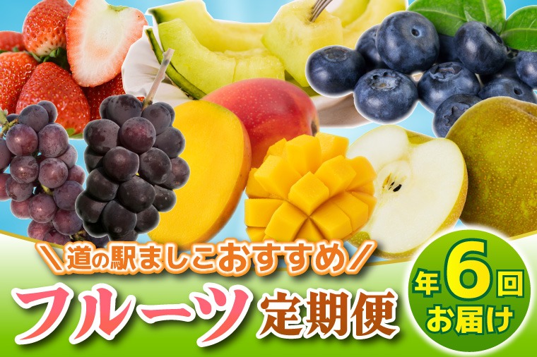 ＼旬なフルーツをお届け／ましこのフルーツ定期便 ＜年6回＞ | イチゴ ブルーベリー マンゴー 梨 ブドウ メロン 高級果物 フルーツ 新鮮 フレッシュ 旬 人気 ましこの果物 道の駅ましこ 果物 詰合せ セット 定期便 全6回 (AA043)