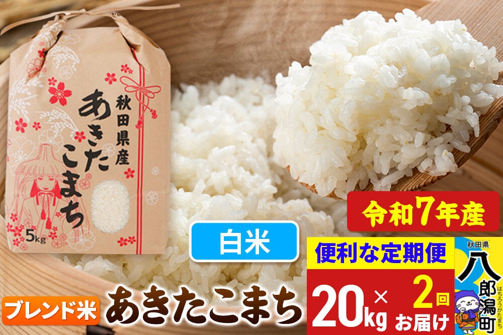 
                  《定期便2ヶ月》 あきたこまち ブレンド米 20kg【白米】令和7年産 秋田県産 こまちライン [こまちライン あきたこまち ブランド米 ブレンド米 お米 白米 精米 米どころ 秋田 秋田県産]
                