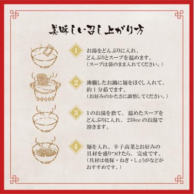 ふるさと納税 福智町 九州筑豊ラーメン 高菜生ラーメンとんこつ10食セット |  | 03