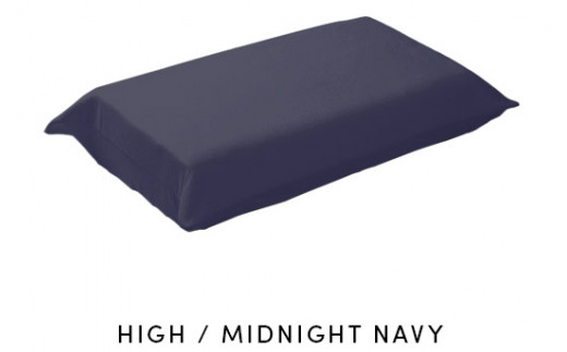 ブレインスリープ ピロー 【旧モデル】HIGH ＋ カバー ( オーガニック ) ミッドナイトネイビー / 枕 まくら 寝具 快眠 安眠 洗える 通気性 サステナブル