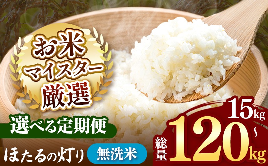 
            【 定期便 】熊本県産 無洗米 ほたるの灯り 選べる 内容量 5kg ～ 20kg 発送回数 3回 / 6回 | お米 米 こめ おこめ 精米 5キロ 10キロ 15キロ 20キロ 10kg 15kg 国産 国産米 定期 くまもと 熊本 熊本県 玉名市 玉名
          