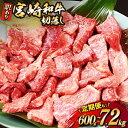 【ふるさと納税】牛肉 訳あり 選べる発送回数 宮崎和牛 切り落とし 焼肉 600g 1回〜12回 発送 [道の駅「日向」物産館 宮崎県 日向市 452061170] 焼き肉 切落し きりおとし 黒毛和牛 宮崎県産 訳アリ レビューキャンペーン