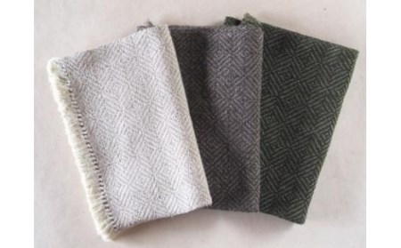 マフラー 手織り絹マフラー 菱形紋（1色） マフラー 絹 手織り ギフト マフラー 手織り プレゼント クリスマス マフラー おしゃれ ファッション 贈答品 お礼の品 手織り マフラー  T-30