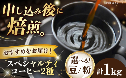【豆】 スペシャルティコーヒー おすすめ2種セット 各500g 珈琲 コーヒー豆 コーヒー粉 コーヒー ドリップ ドリップ珈琲 飲料 愛媛県大洲市/株式会社日珈 [AGCU028-2] お正月 クリスマス