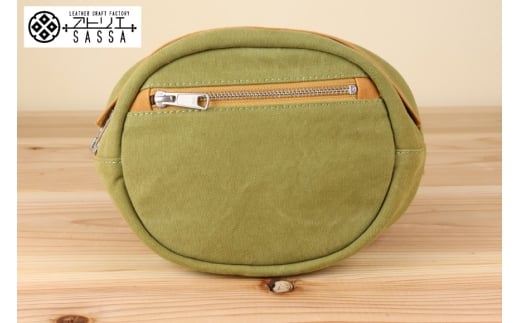 ボディバッグ エッグ [アトリエSASSA 富山県 朝日町 34310572-lk×cm] バッグ カバン かばん メンズ レディース レザー 革 ポシェット ハンドメイド 職人 手作り